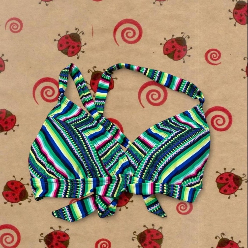 colorful bikini top
